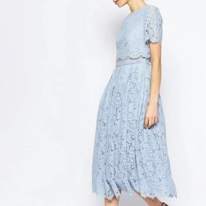 ASOS Lace Midi Dress